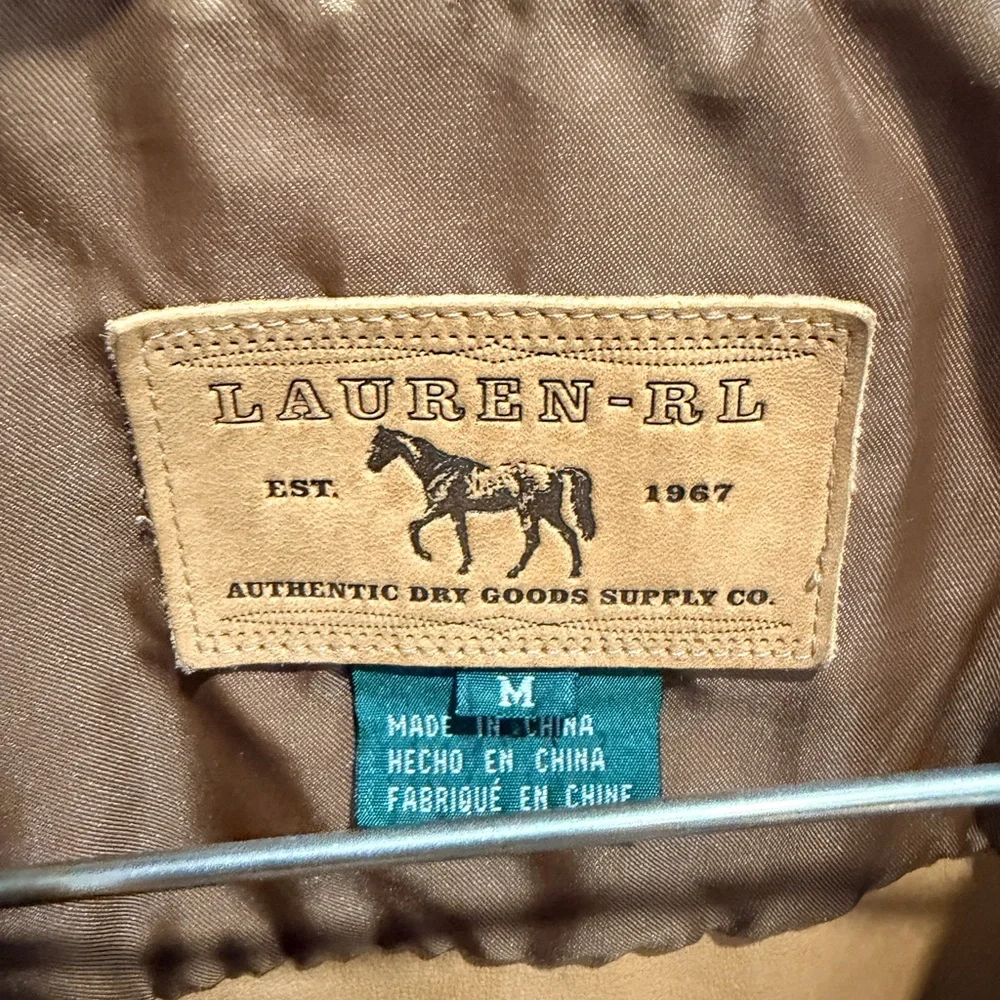 Vintage Ralph Lauren Dry Goods Supply Fringe Suede Western Jacket - Picture 11 of 11